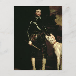 Thomas Wentworth, 1st Earl of Strafford 1633-6 Postcard