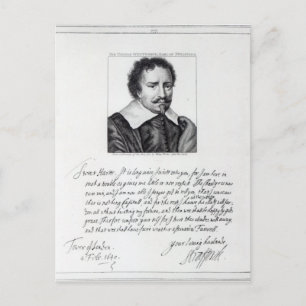 Thomas Wentworth, 1st Earl of Strafford Postcard