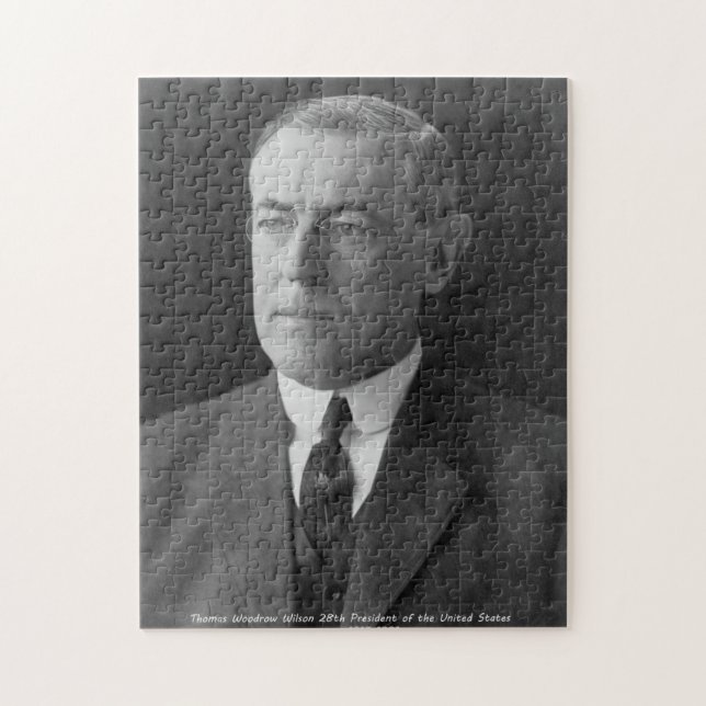 Thomas Woodrow Wilson 28th President of America Jigsaw Puzzle (Vertical)