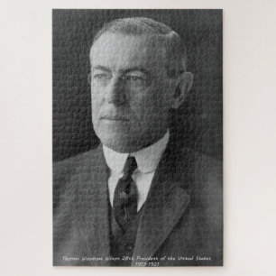 Thomas Woodrow Wilson 28th President of America Jigsaw Puzzle