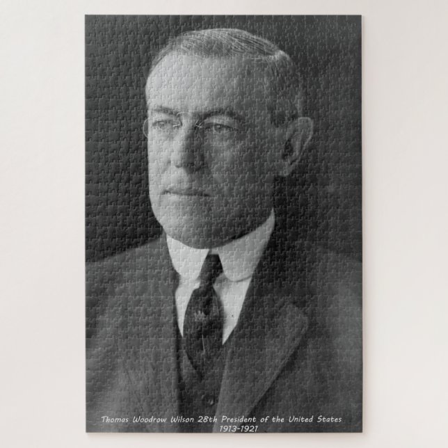Thomas Woodrow Wilson 28th President of America Jigsaw Puzzle (Vertical)