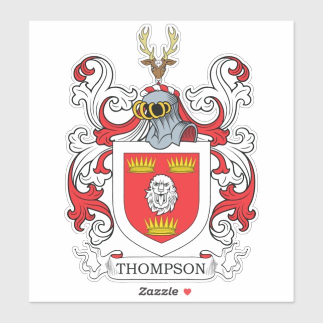Thompson Family Crest (Sheet)
