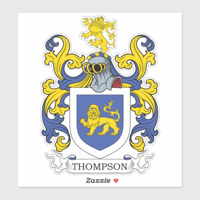 Thompson Family Crest (Sheet)