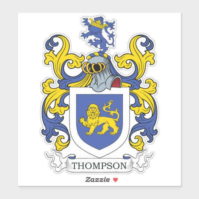 Thompson Family Crest (Sheet)
