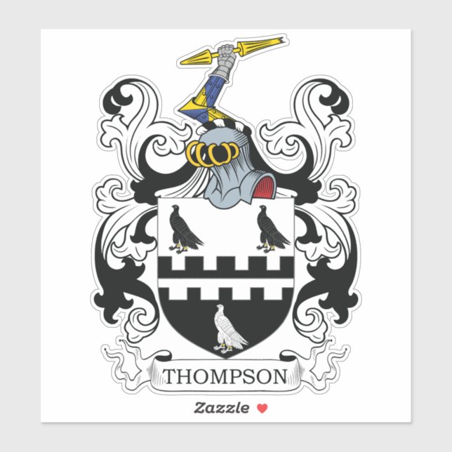 Thompson Family Crest (Sheet)