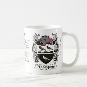 Thompson Family Crest Mug