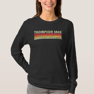 Thompson Lake Maine Funny Fishing Camping Summer T-Shirt