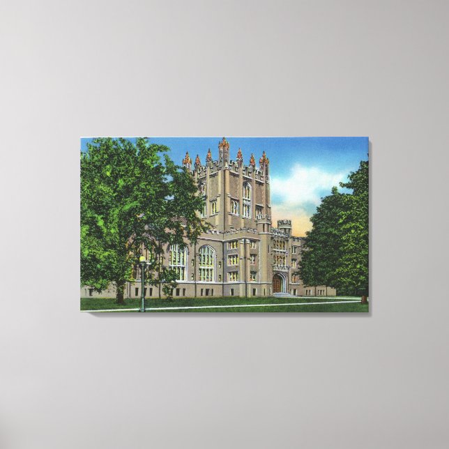 Thompson Memorial Library, Vassar College Canvas Print (Front)