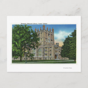 Thompson Memorial Library, Vassar College Postcard
