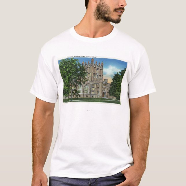 Thompson Memorial Library, Vassar College T-Shirt (Front)