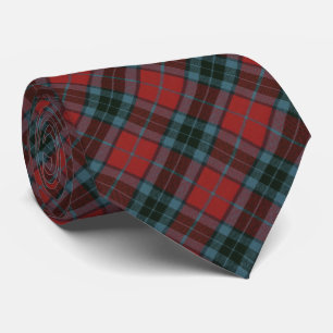 Thompson Red Modern Original Scottish Tartan Tie