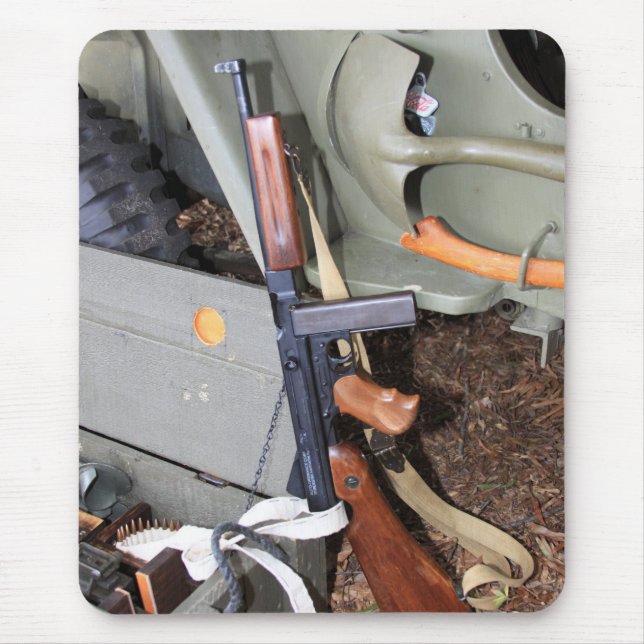 Thompson SMG By Jeep Mouse Mat (Front)