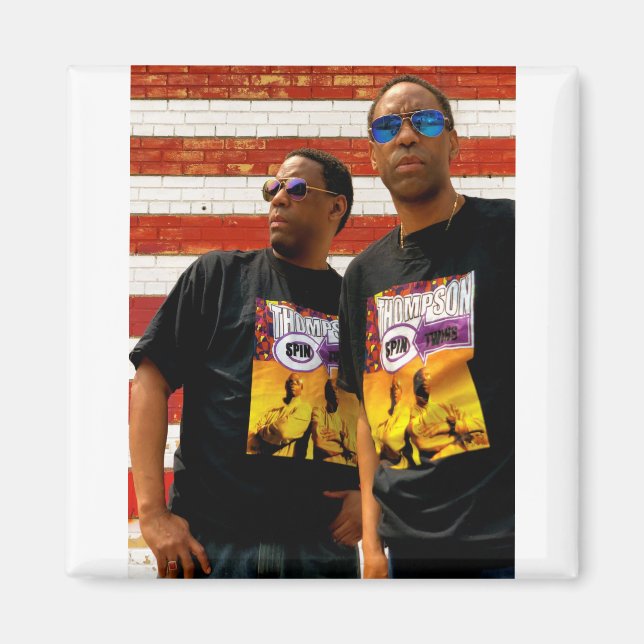THOMPSON SPIN TWINS ( OFFICIAL MERCHANDISE) TOUR MAGNET (Front)