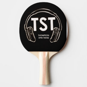 THOMPSON SPIN TWINS ( OFFICIAL MERCHANDISE) TOUR PING PONG PADDLE