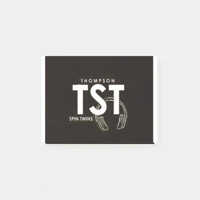 THOMPSON SPIN TWINS ( OFFICIAL MERCHANDISE) TOUR POST-IT NOTES (Front)