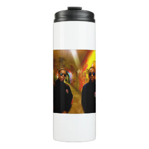 THOMPSON SPIN TWINS ( OFFICIAL MERCHANDISE) TOUR THERMAL TUMBLER