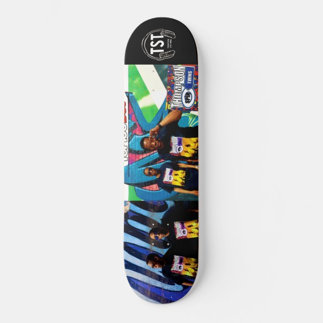 THOMPSON SPIN TWINS  SKATEBOARD /JMT USASkateboard (Front)