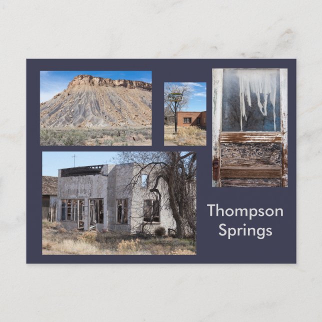 Thompson Springs Modern Ghost Town, Utah Postcard (Front)