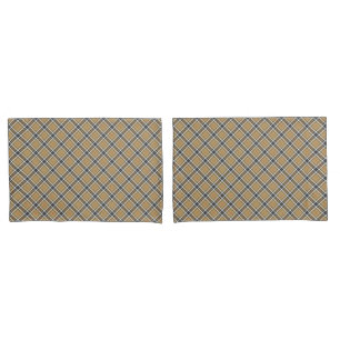 Thomson Camel Tartan Plaid Pattern Family Fashion Pillowcase
