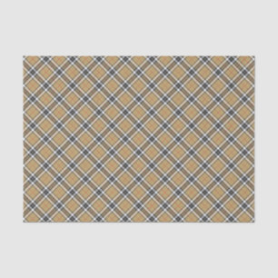 Thomson Camel Tartan Plaid Pattern Family Fashion Tissue Paper