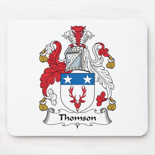 Thomson Family Crest Mouse Mat (Front)