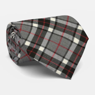 Thomson Grey Modern Original Scottish Tartan Tie