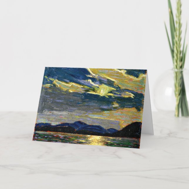 Thomson - Hot Summer Moonlight, fine art painting Card (Front)