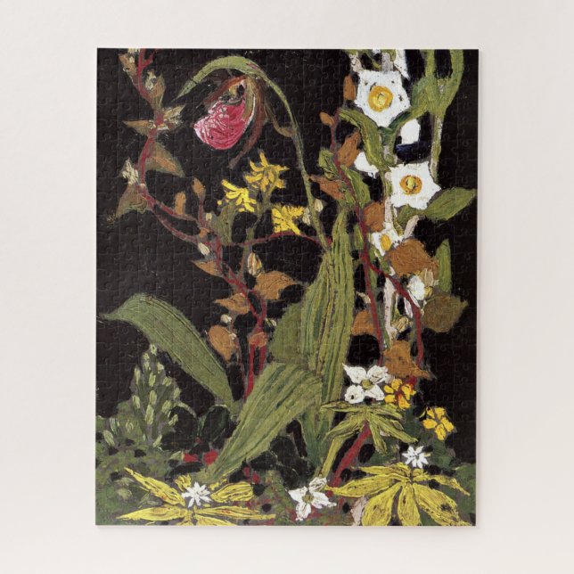 Thomson - Orchids, Algonquin Park Jigsaw Puzzle (Vertical)