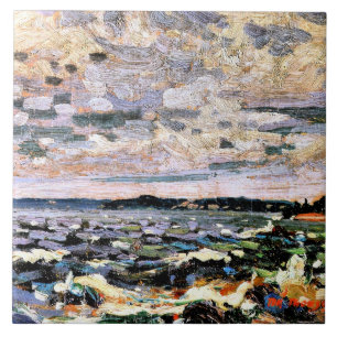 Thomson - Parry Sound Harbour, popular painting, Tile