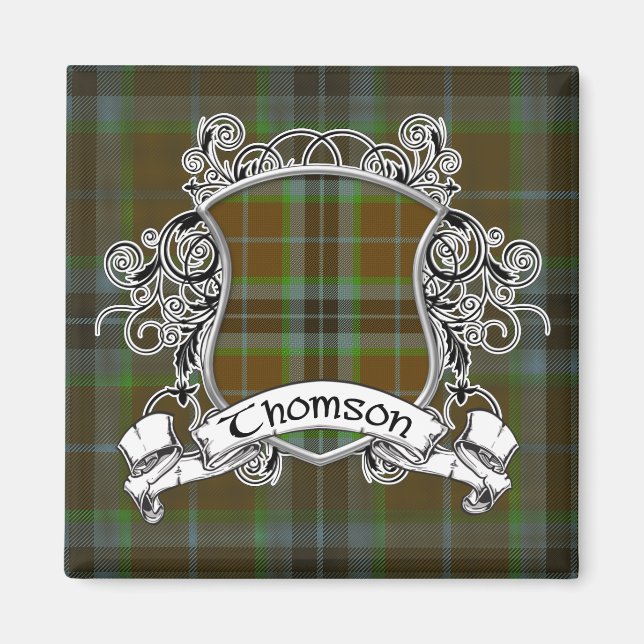 Thomson Tartan Shield Magnet (Front)