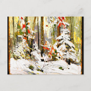 Thomson - Wood Interior, Winter Postcard