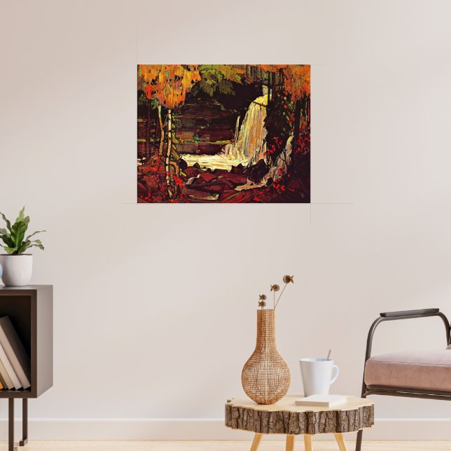 Thomson - Woodland Waterfall Poster (Living Room 3)
