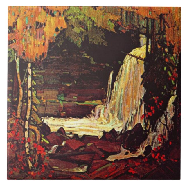 Thomson - Woodland Waterfall Tile (Front)