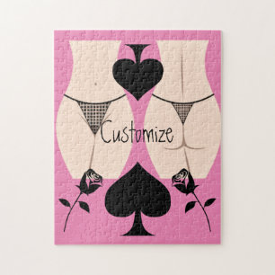 Thong Panty Spade Thunder_Cove Jigsaw Puzzle