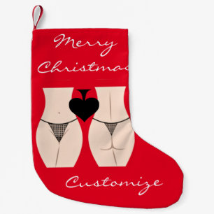 Thong Panty Spade Thunder_Cove  Small Christmas Stocking