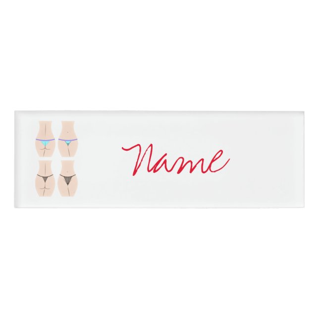 Thong Panty Thunder_Cove Name Tag (Front)