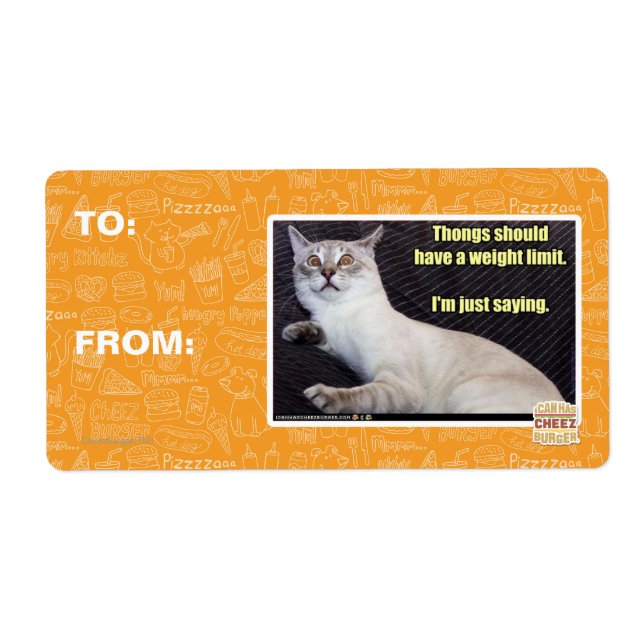 Thongs should have a weight limit. (Front)