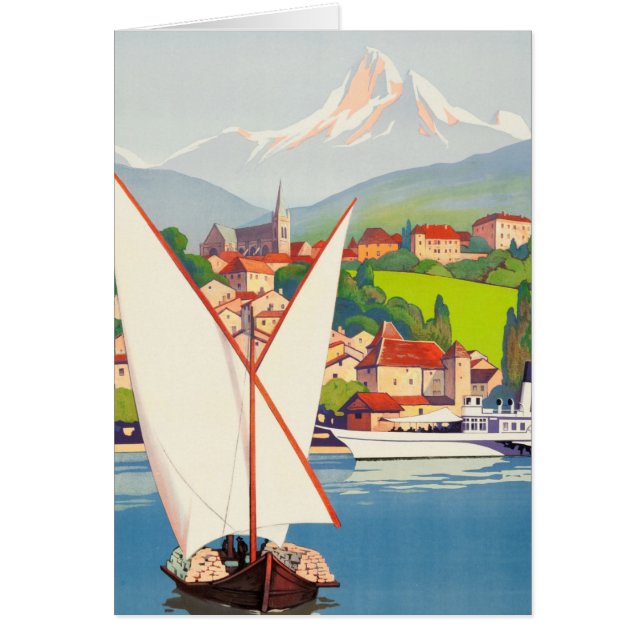 Thonon Les Bains French Travel Europe (Front)