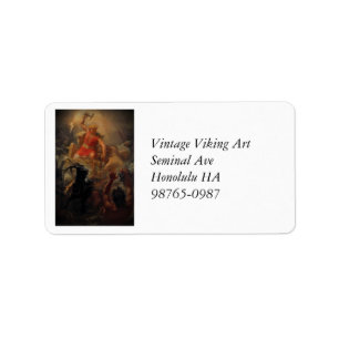 Thor Battles the Giants Label