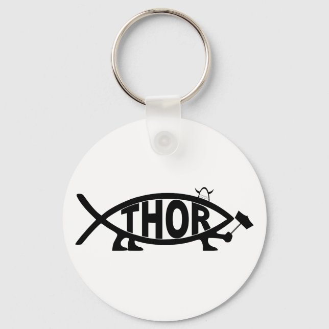 THOR Fish Key Ring (Front)