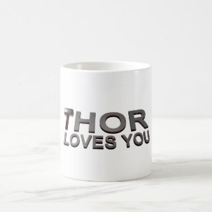 THOR LOVES YOU COFFEE MUG