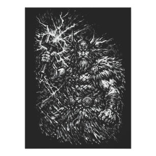 Thor — Storm‑Hammered God of Thunder Poster