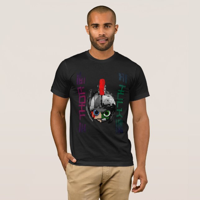 Thor Vs Hulk T-Shirt (Front Full)
