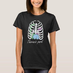 Thoracic Park Nursing Student Dinosaur Nurse Squa T-Shirt