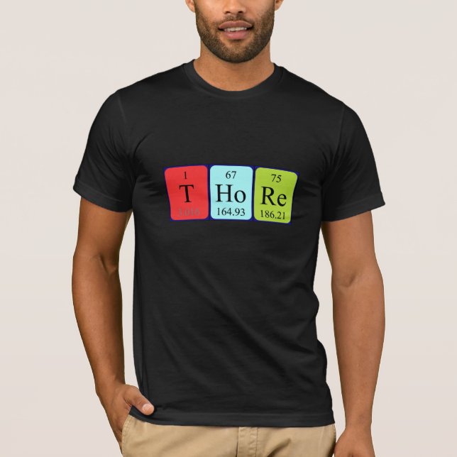 Thore periodic table name shirt (Front)