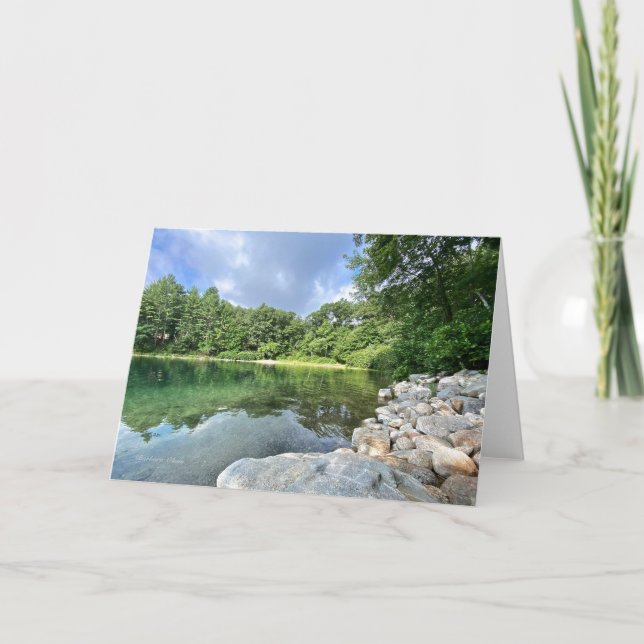 Thoreau's Walden Pond Holiday Card (Front)