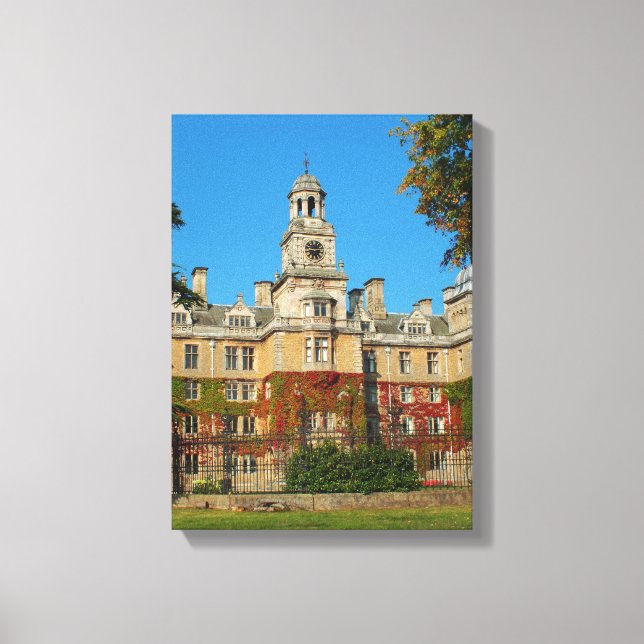 Thoresby Hall Canvas Print (Front)