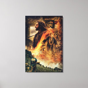 THORIN OAKENSHIELD™ and BILBO BAGGINS™ in Erebor Canvas Print