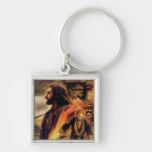 THORIN OAKENSHIELD™ and BILBO BAGGINS™ in Erebor Key Ring (Front)