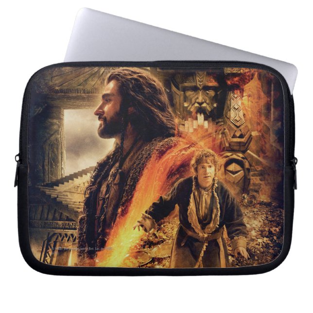 THORIN OAKENSHIELD™ and BILBO BAGGINS™ in Erebor Laptop Sleeve (Front)